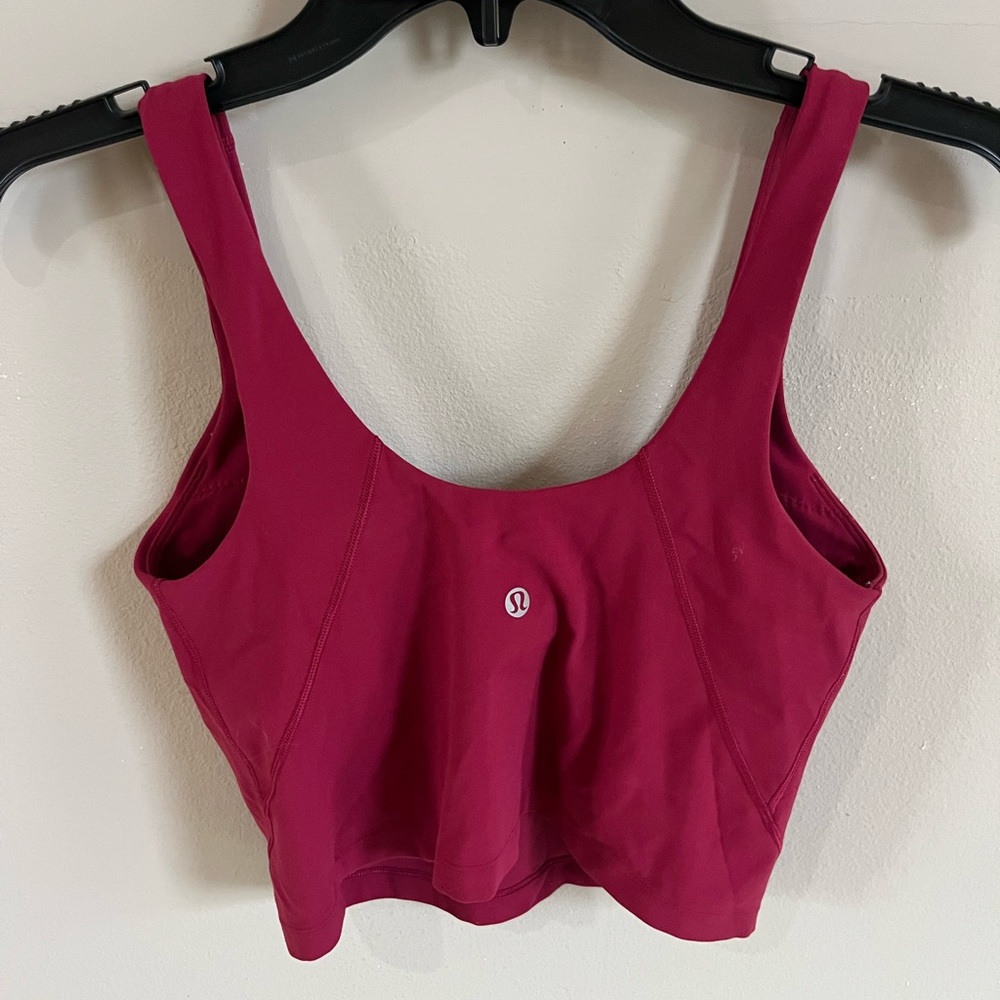 lululemon athletica Red Tank Top